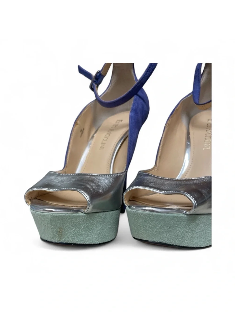 Enzo Angiolini Takeko Beautiful three colored Heels size 6